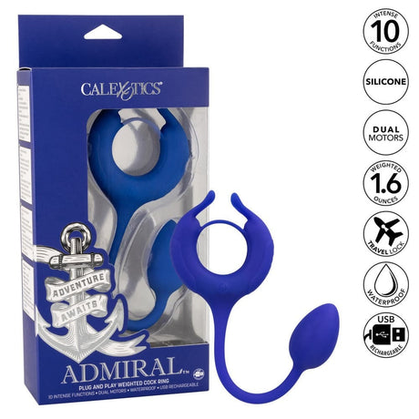 Admiral Weighted Cock Ring and Egg - Save 25% - Sale