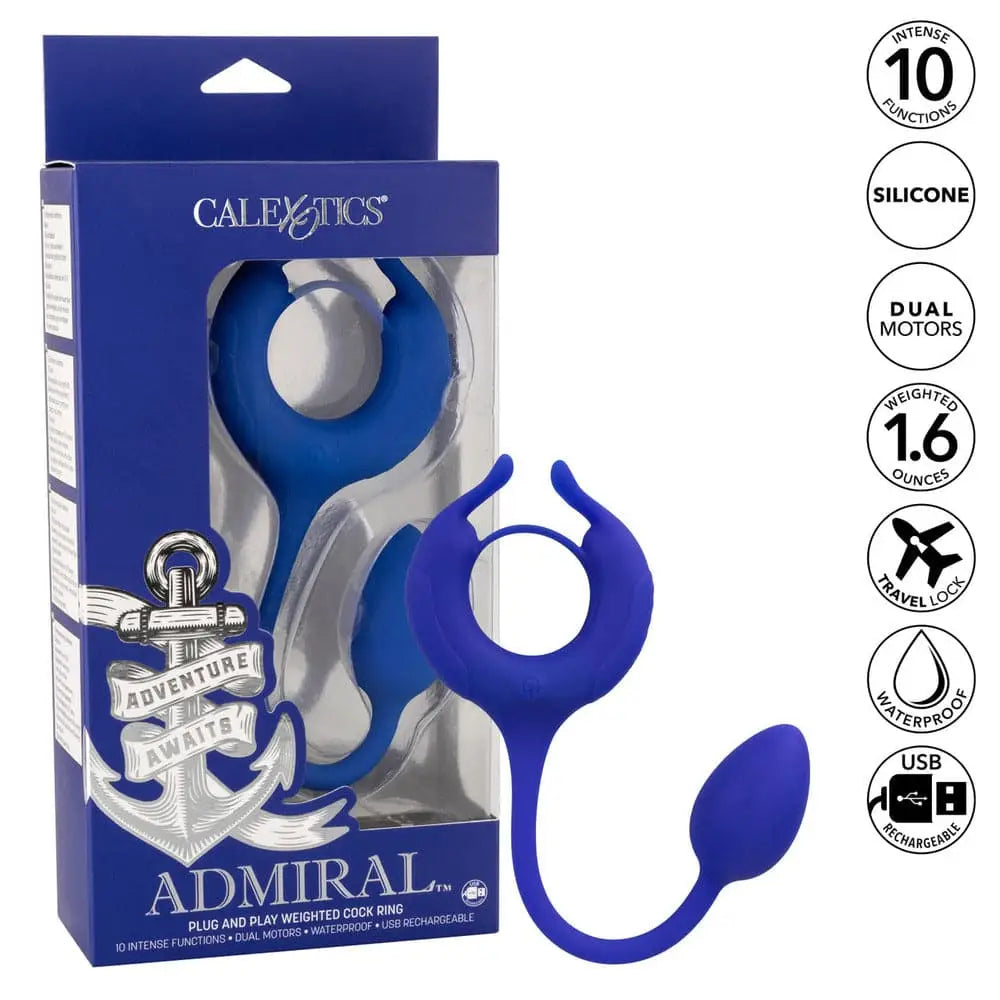 Admiral Weighted Cock Ring and Egg - Save 25% - Fast Shipping - Sale United Kingdom Stoke-on-trent