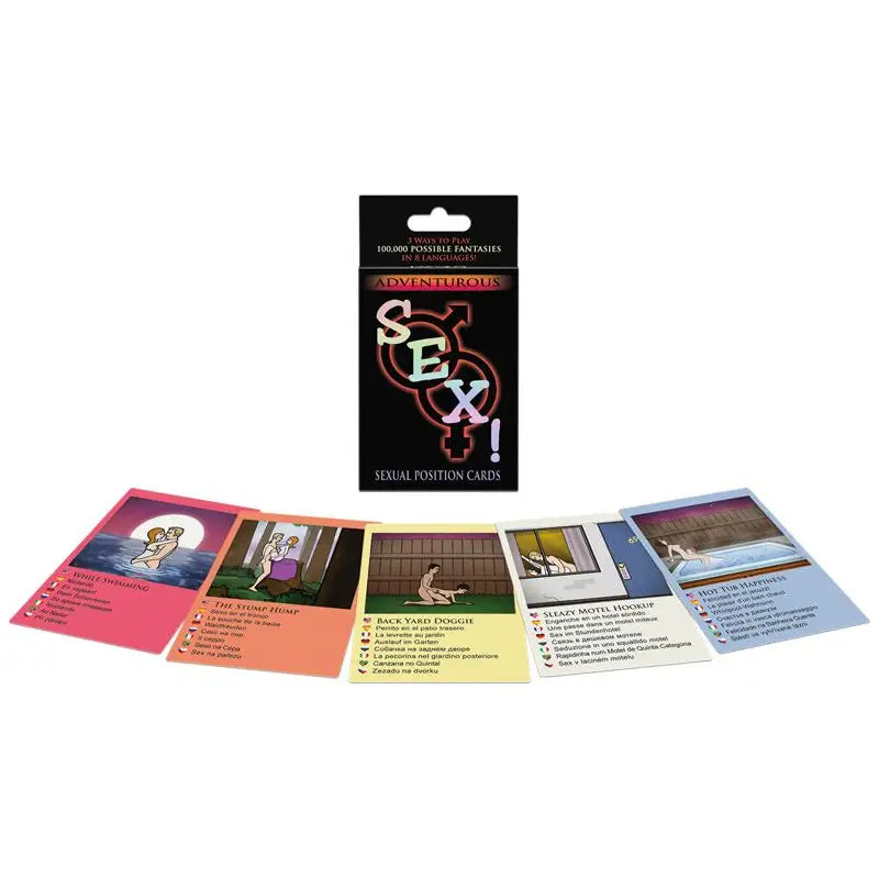 Adventurous Sex Card Game - Save 10% - Fast Shipping - Sale United Kingdom Stoke-on-trent