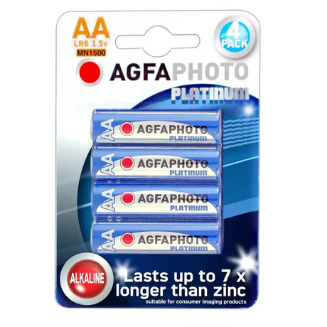 Agfa Alkaline Aa 4 Batteries Per Card Blue - Save 15% - Fast Shipping - Sale United Kingdom Stoke-on-trent