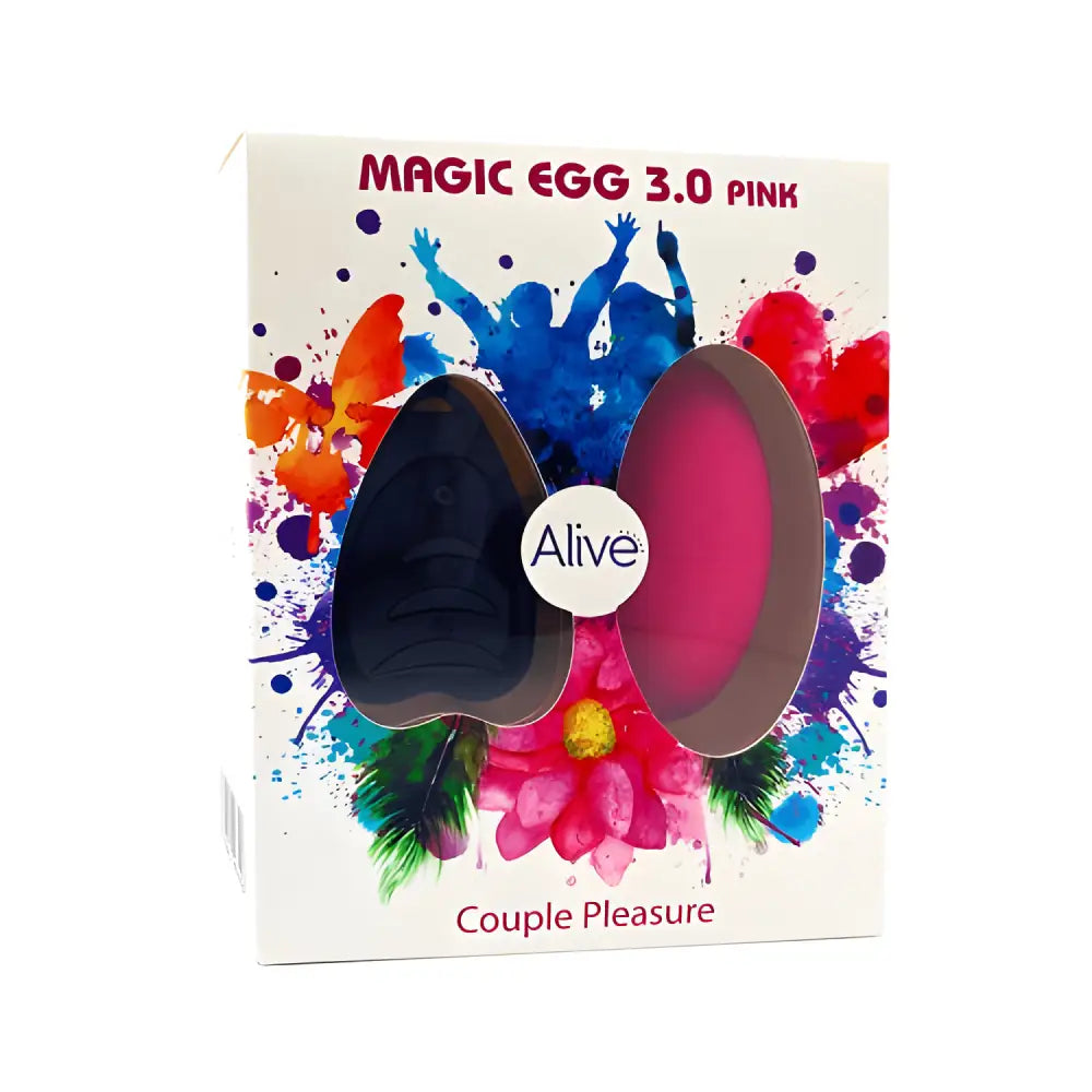Alive 10 Function Remote Controlled Magic Egg 3.0 Pink - Vibrators - Save 25% - Fast Shipping - Vibrator United Kingdom Stoke-on-trent