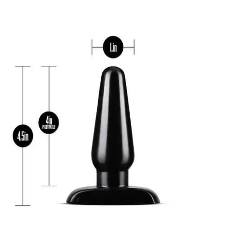 Anal Adventures Basic Plug Kit Black - Butt Plugs - Save 15% - Fast Shipping - Dildos United Kingdom Stoke-on-trent