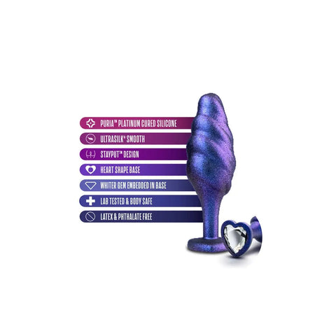 Anal Adventures Matrix Bumped Bling Butt Plug - Save 25% - Fast Shipping - Sale United Kingdom Stoke-on-trent