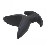 Anal Gaping Spreader Butt Plug Black Silicone - Dildos - Save 25% - Fast Shipping - Dildo United Kingdom Stoke-on-trent