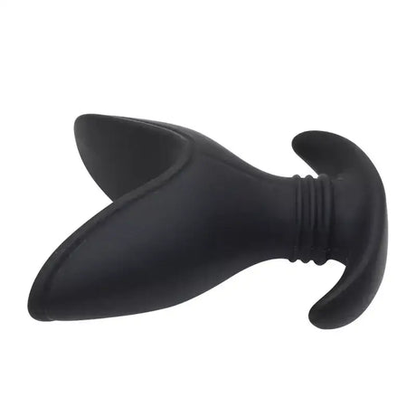 Anal Gaping Spreader Butt Plug Black Silicone - Dildos - Save 25% - Dildo