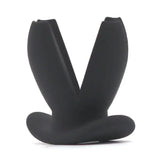 Anal Gaping Spreader Butt Plug Black Silicone V2 - Dildos - Save 65% - Fast Shipping - Dildo United Kingdom Stoke-on-trent