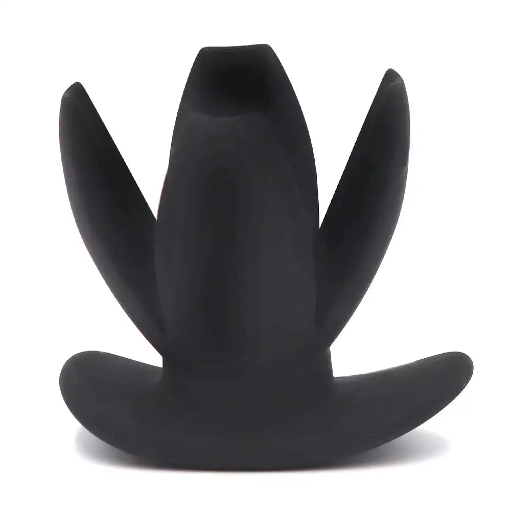 Anal Gaping Spreader Butt Plug Black Silicone V2 - Dildos - Save 65% - Fast Shipping - Dildo United Kingdom Stoke-on-trent