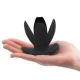 Anal Gaping Spreader Butt Plug Black Silicone V2 - Dildos - Save 65% - Fast Shipping - Dildo United Kingdom Stoke-on-trent