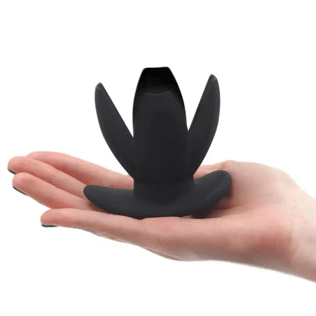 Anal Gaping Spreader Butt Plug Black Silicone V2 - Dildos - Save 65% - Fast Shipping - Dildo United Kingdom Stoke-on-trent