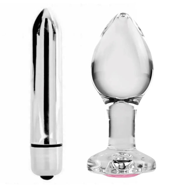 Anal Plug Unisex Sex Toy Dilator Massager Female G-spot Stimulator Suitable for Male and Couples Smooth Surface Design Stimulating Pleasant