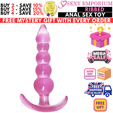 Anal Sex Toys for Women/men Ass Plug Beginner Butt Plugs Beads Dildo Vibrating - for Women/men - Original Sexy Emporium United Kingdom