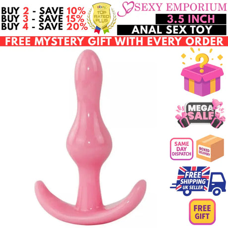 Anal Sex Toys for Women/men Ass Plug Beginner Butt Plugs Beads Dildo Vibrating - for Women/men - Original Sexy Emporium United Kingdom
