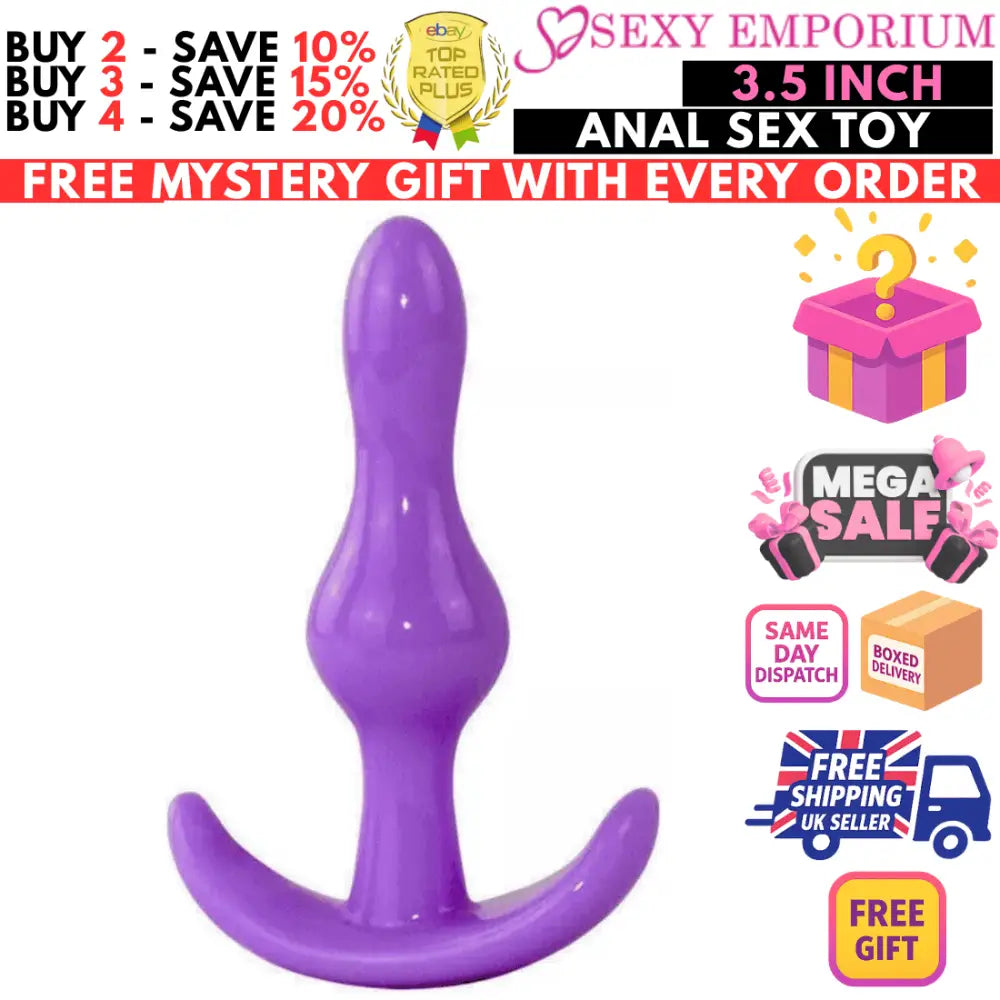 Anal Sex Toys for Women/men Ass Plug Beginner Butt Plugs Beads Dildo Vibrating - for Women/men - Original Sexy Emporium United Kingdom