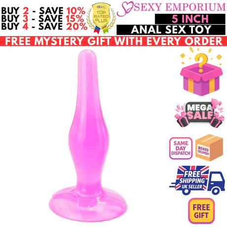 Anal Sex Toys for Women/men Ass Plug Beginner Butt Plugs Beads Dildo Vibrating - for Women/men - Original Sexy Emporium United Kingdom