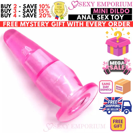 Anal Sex Toys for Women/men Ass Plug Beginner Butt Plugs Beads Dildo Vibrating - for Women/men - Original Sexy Emporium United Kingdom
