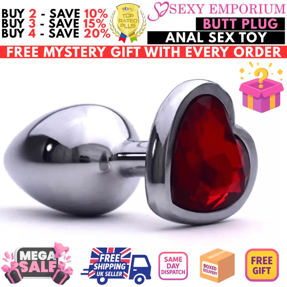 Anal Sex Toys for Women/men Ass Plug Beginner Butt Plugs Beads Dildo Vibrating - for Women/men - Original Sexy Emporium United Kingdom