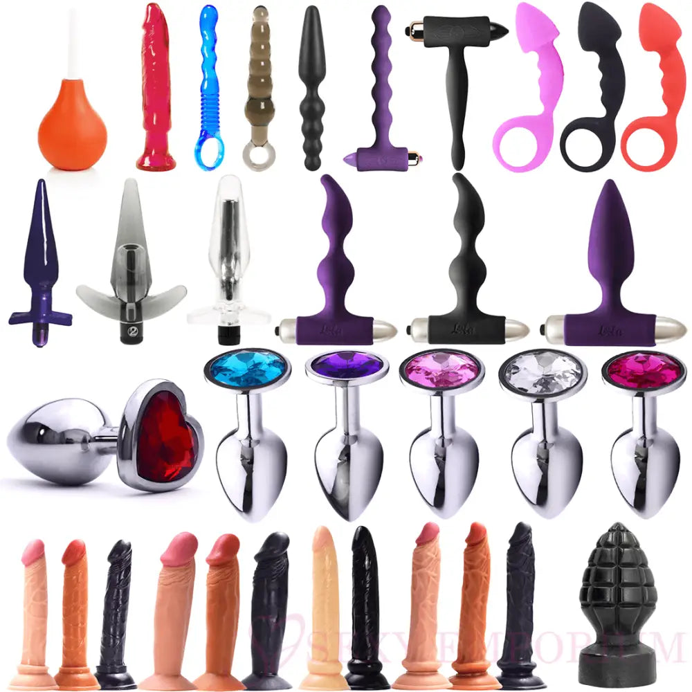 Anal Sex Toys for Women/men/couples Small/large Butt Plugs Beads Dildo Vibrating - for Women/men/couples Small/large - Original Sexy