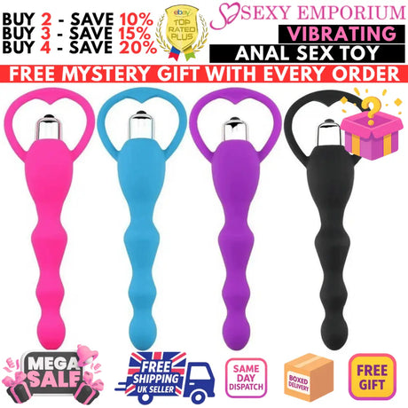 Anal Sex Toys for Women/men/couples Small/large Butt Plugs Beads Dildo Vibrating - for Women/men/couples Small/large - Original Sexy