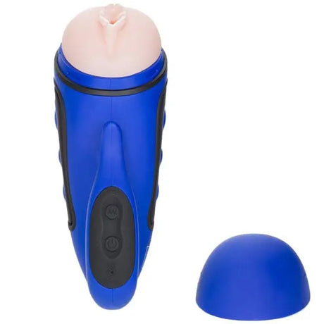 Apollo Alpha Stroker 2 Rechargeable Blue Masturbator - Save 30% - Fast Shipping - Sale United Kingdom Stoke-on-trent
