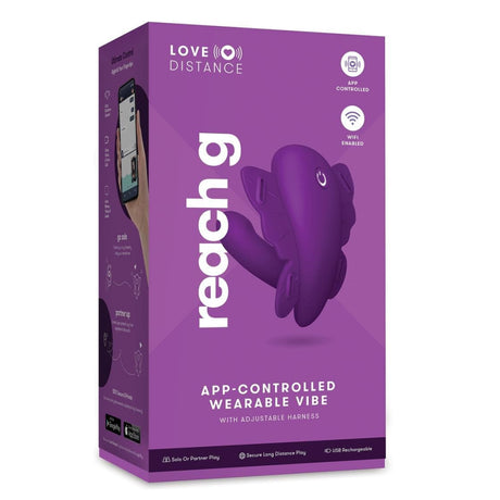 App Controlled Wearable Vibrator Purple