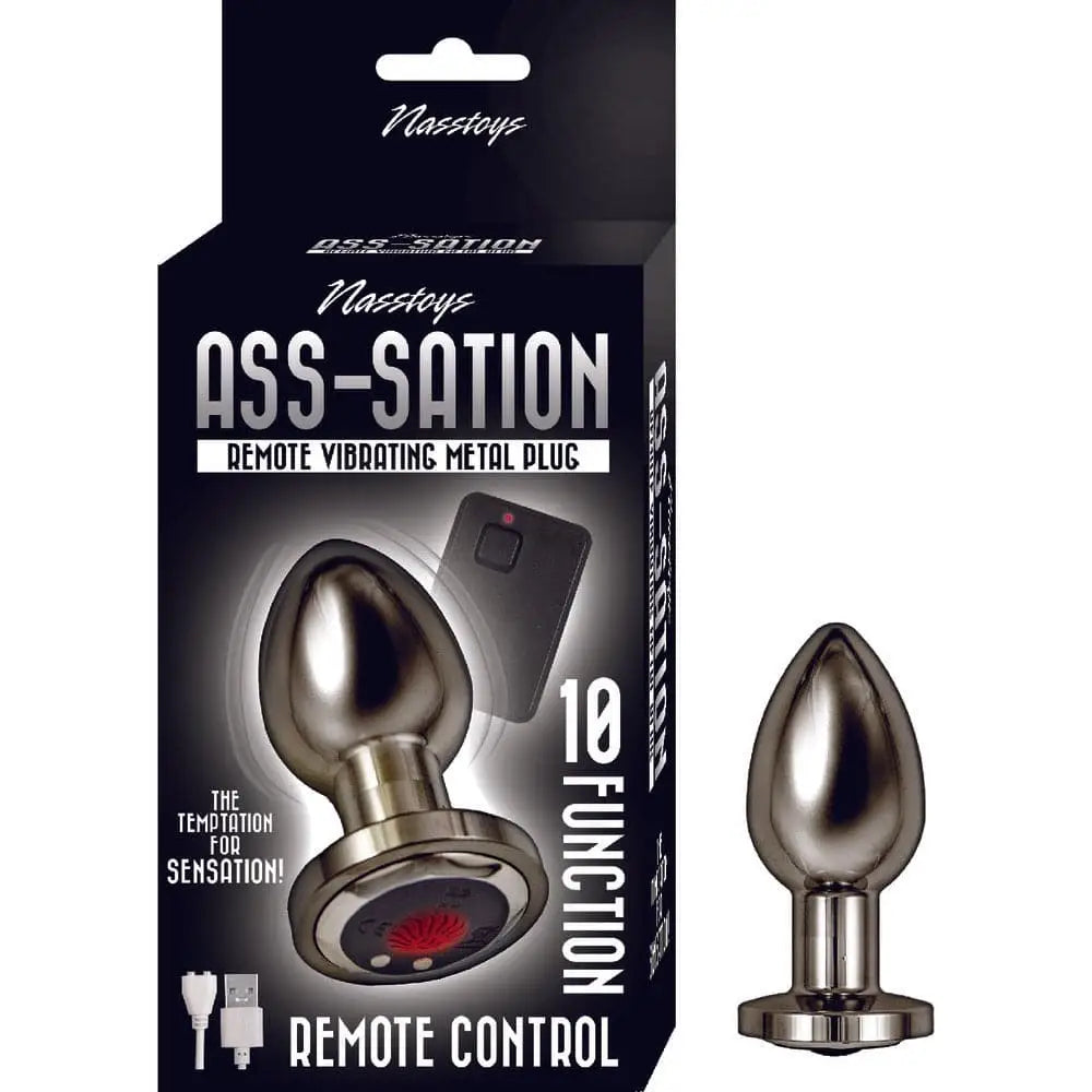 Ass Sation Remote Vibrating Butt Plug Black - Save 30% - Fast Shipping - Anal Dildos United Kingdom Stoke-on-trent
