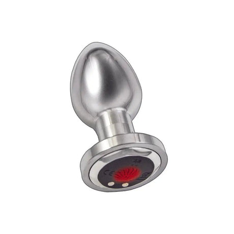 Ass Sation Remote Vibrating Butt Plug Silver - Save 30% - Fast Shipping - Anal Dildos United Kingdom Stoke-on-trent