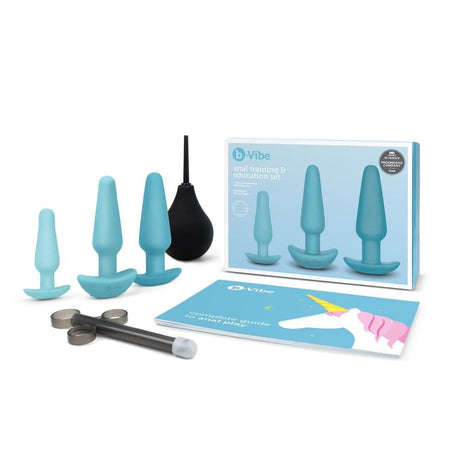 B-vibe Anal Education Set Blue - Sex Toys - Save 30% - Dildos
