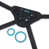 B-vibe Every Body Strap-on Harness Set Teal Black - B-vibe Strap-on - Fast Shipping - Strap-ons United Kingdom Stoke-on-trent