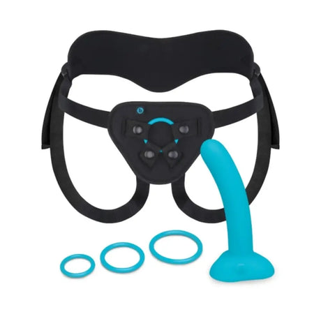 B-vibe Every Body Strap-on Harness Set Teal Black - B-vibe Strap-on - Fast Shipping - Strap-ons United Kingdom Stoke-on-trent