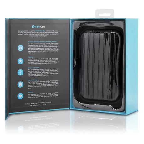 B-vibe Novice Plug Black - Sex Toys - Save 25% - B-vibe - Fast Shipping - Anal Dildos United Kingdom Stoke-on-trent