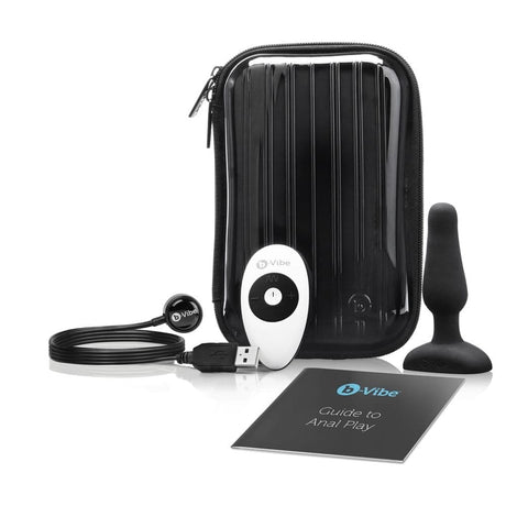 B-vibe Novice Plug Black - Sex Toys - Save 25% - Anal Dildos