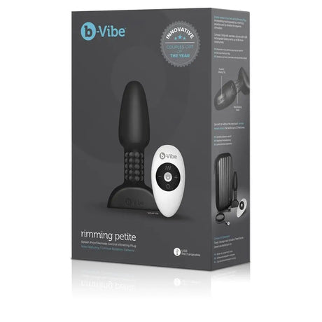 B-vibe Rimming Petite Black - Sex Toys - Save 30% - B-vibe - Fast Shipping - Anal Vibrators United Kingdom Stoke-on-trent