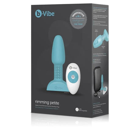 B-vibe Rimming Petite Teal - Sex Toys - Save 25% - B-vibe - Fast Shipping - Anal Vibrators United Kingdom Stoke-on-trent