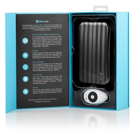 B-vibe Rimming Plug Black - Sex Toys - Save 30% - Anal Vibrators