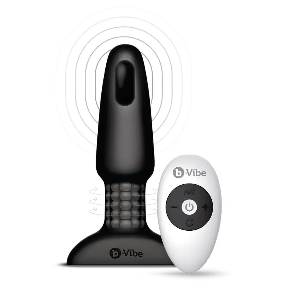 B-vibe Rimming Plug Black - Sex Toys - Save 30% - B-vibe - Fast Shipping - Anal Vibrators United Kingdom Stoke-on-trent