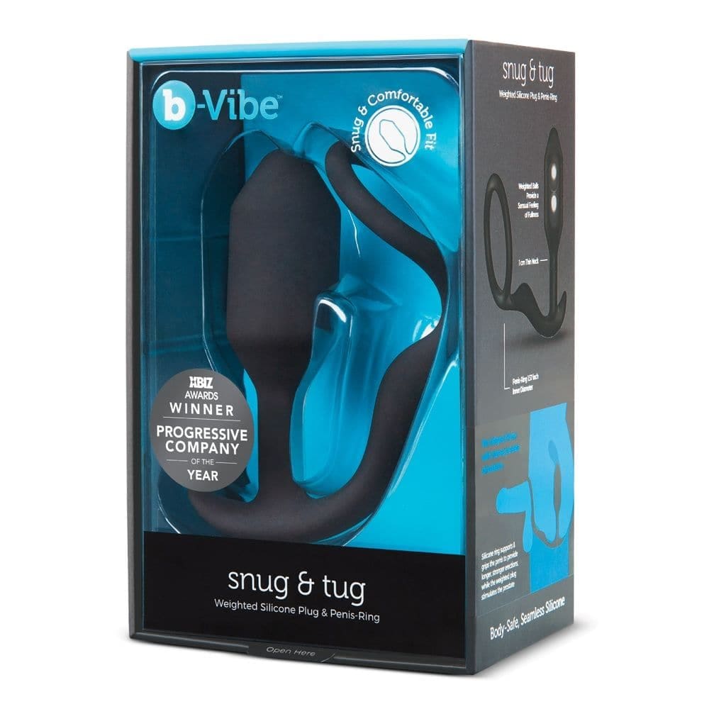 B-vibe Snug and Tug Black - Save 30% - Sale