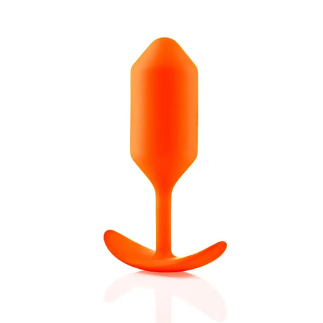B-vibe Snug Plug 3 Butt Orange - Sex Toys - Save 25% - B-vibe - Fast Shipping - Sale United Kingdom Stoke-on-trent
