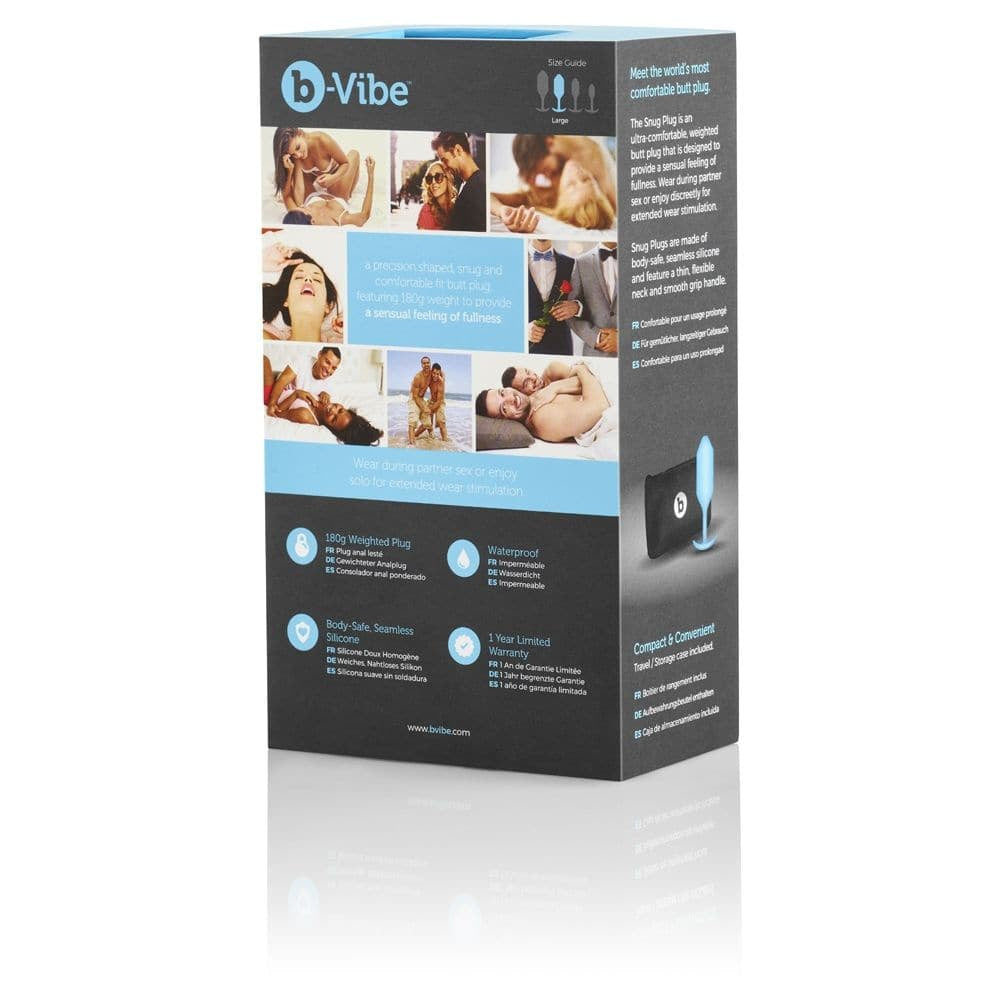 b-Vibe Snug Plug 3 Teal - Sex Toys
