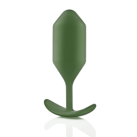 B-Vibe Snug Plug 4 Butt Plug Army Green - Sex Toys
