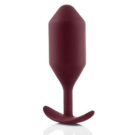 B-Vibe Snug Plug 5 Butt Plug Dark Red - Sex Toys
