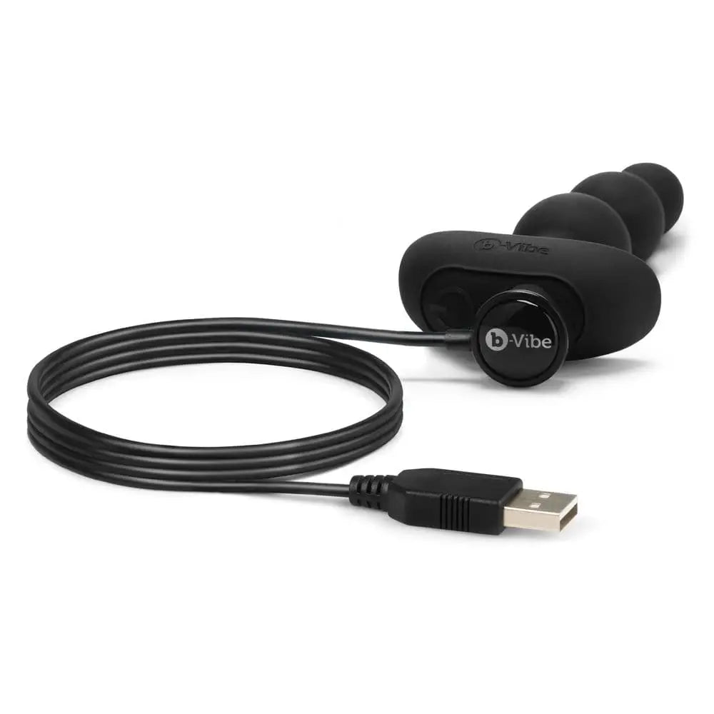 B-vibe Triplet Anal Beads Black - Save 30% - B-vibe - Fast Shipping - Vibrators United Kingdom Stoke-on-trent