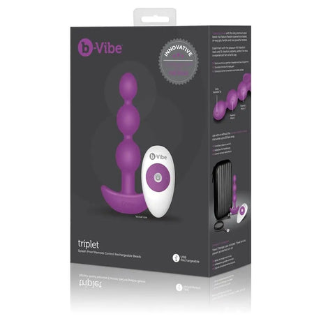 B Vibe Triplet Anal Beads Fuchsia/silver Save 20% b Fuchsia/silver Fast Shipping Vibrator United Kingdom Stoke on Trent