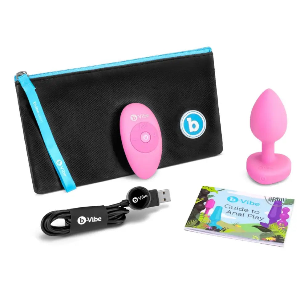 B-vibe Vibrating Heart Plug Pink S/m - Save 30% - B-vibe S/m - Fast Shipping - Vibrator United Kingdom Stoke-on-trent