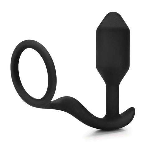 B-vibe Vibrating Snug and Tug Butt Plug Medium - Sex Toys - Save 30% - Sale