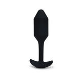 B-vibe Vibrating Snug Plug Black Medium - Sex Toys - Save 30% - B-vibe - Fast Shipping - Sale United Kingdom Stoke-on-trent