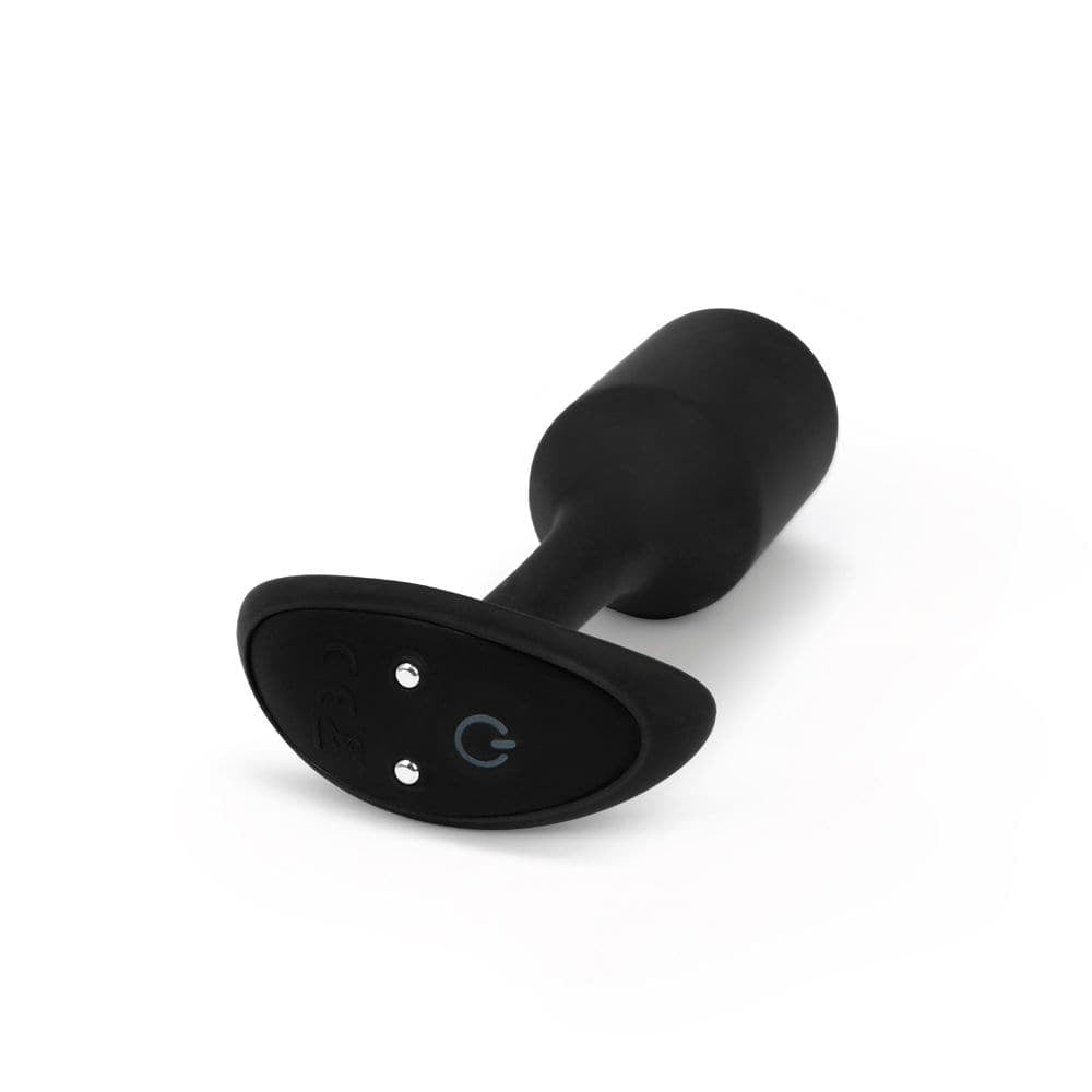 b-Vibe Vibrating Snug Plug Black Medium - Sex Toys