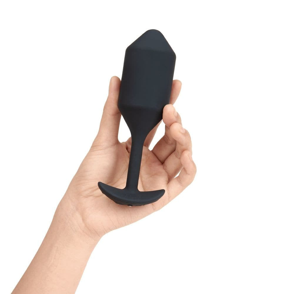 b-Vibe Vibrating Snug Plug Black Xlarge - Sex Toys