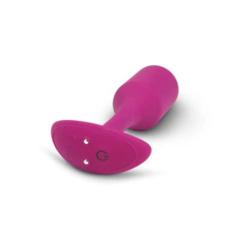 B-vibe Vibrating Snug Plug Rose Medium - Sex Toys - Save 30% - B-vibe - Fast Shipping - Sale United Kingdom Stoke-on-trent
