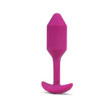 b-Vibe Vibrating Snug Plug Rose Medium - Sex Toys