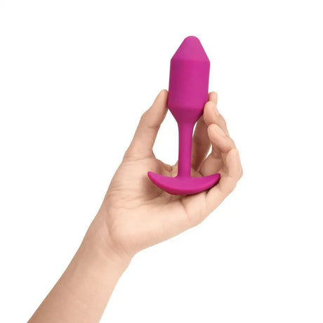 B-vibe Vibrating Snug Plug Rose Medium - Sex Toys - Save 30% - B-vibe - Fast Shipping - Sale United Kingdom Stoke-on-trent